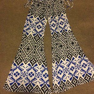 Spandex Flare-Leg Stretch Pants